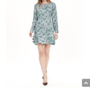 Long sleeve ruffle bottom dress